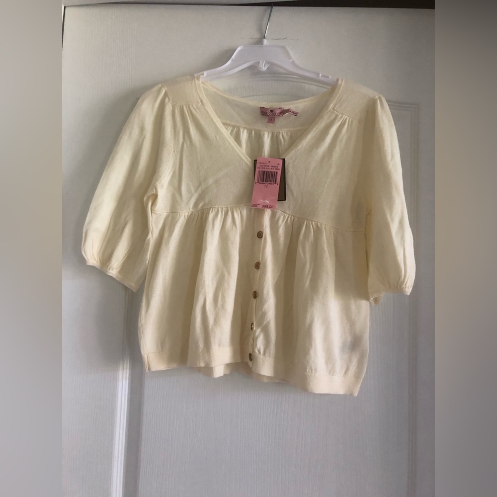 Juicy Couture Cream Cardigan Top